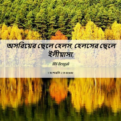 Picture 06 - 1 বংশাৱলি 2:39 BENIRV - অসরিয়ের ছেলে - Bible Verse Picture