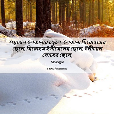 Picture 06 - 1 বংশাৱলি 6:34 BENIRV - শমূয়েল ইলকানার - Bible Verse Picture
