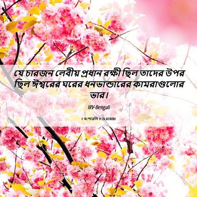 Picture 06 - 1 বংশাৱলি 9:26 BENIRV - যে চারজন লেবীয় - Bible Verse Picture
