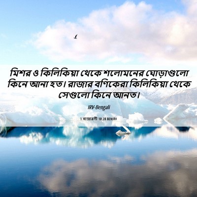 Picture 06 - 1 ৰাজাৱলী 10:28 BENIRV - মিশর ও কিলিকিয়া - Bible Verse Picture
