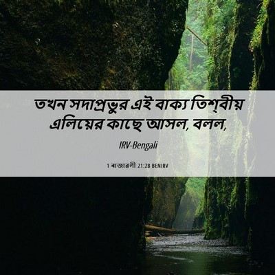 Picture 06 - 1 ৰাজাৱলী 21:28 BENIRV - তখন সদাপ্রভুর এই - Bible Verse Picture