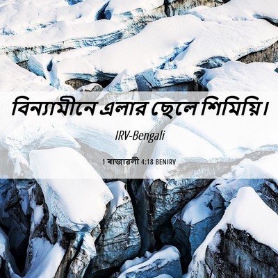 Picture 06 - 1 ৰাজাৱলী 4:18 BENIRV - বিন্যামীনে এলার - Bible Verse Picture