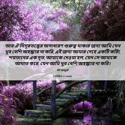 Picture 06 - 2 কৰিন্থীয়া 12:7 BENIRV - আর ঐ - Bible Verse Picture