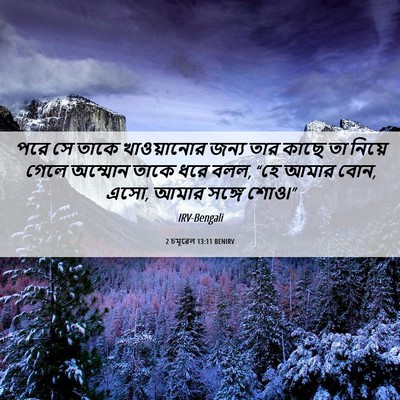 Picture 06 - 2 চমূৱেল 13:11 BENIRV - পরে সে তাকে - Bible Verse Picture