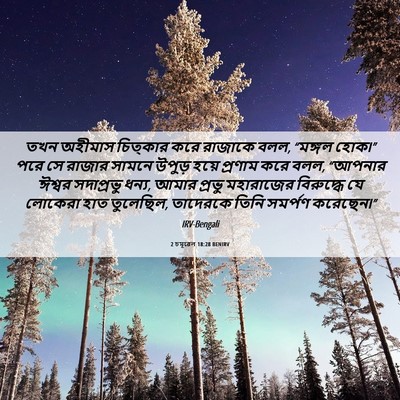 Picture 06 - 2 চমূৱেল 18:28 BENIRV - তখন অহীমাস - Bible Verse Picture