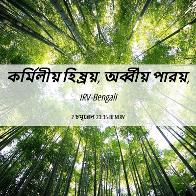 Picture 06 - 2 চমূৱেল 23:35 BENIRV - কর্মিলীয় - Bible Verse Picture