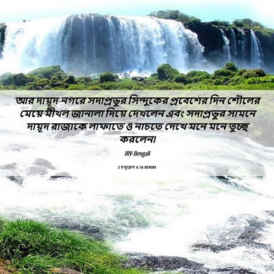 Picture 06 - 2 চমূৱেল 6:16 BENIRV - আর দায়ূদ-নগরে - Bible Verse Picture
