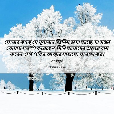 Picture 06 - 2 তীমথিয় 1:14 BENIRV - তোমার কাছে যে - Bible Verse Picture