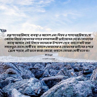 Picture 06 - 2 বংশাৱলি 19:10 BENIRV - রক্তপাতের বিষয়ে, - Bible Verse Picture