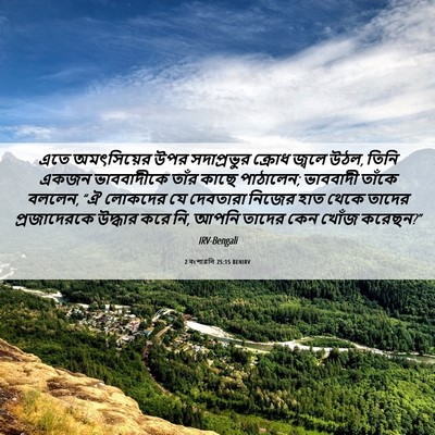Picture 06 - 2 বংশাৱলি 25:15 BENIRV - এতে অমৎসিয়ের উপর - Bible Verse Picture