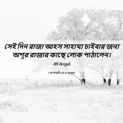 Picture 06 - 2 বংশাৱলি 28:16 BENIRV - সেই দিন রাজা আহস - Bible Verse Picture