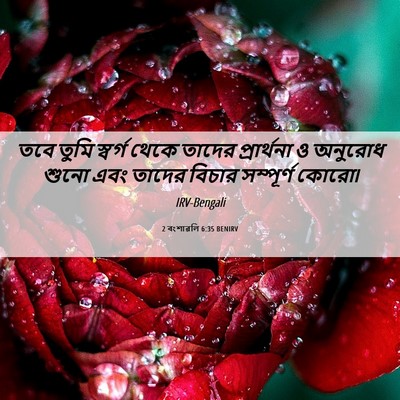 Picture 06 - 2 বংশাৱলি 6:35 BENIRV - তবে তুমি স্বর্গ - Bible Verse Picture