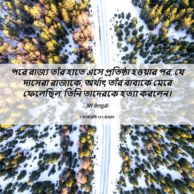 Picture 06 - 2 ৰাজাৱলি 14:5 BENIRV - পরে রাজ্য তাঁর - Bible Verse Picture