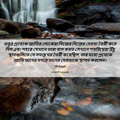 Picture 06 - 2 ৰাজাৱলি 17:29 BENIRV - তবুও প্রত্যেক - Bible Verse Picture