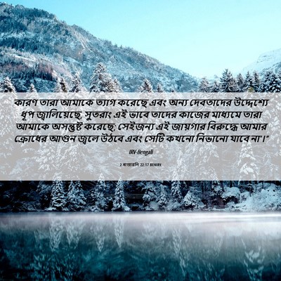 Picture 06 - 2 ৰাজাৱলি 22:17 BENIRV - কারণ তারা আমাকে - Bible Verse Picture