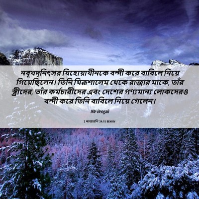 Picture 06 - 2 ৰাজাৱলি 24:15 BENIRV - নবূখদ্‌নিৎসর - Bible Verse Picture