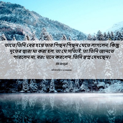 Picture 06 - पশিষ্যচরিত 12:9 BENIRV - তাতে তিনি বের হয়ে - Bible Verse Picture