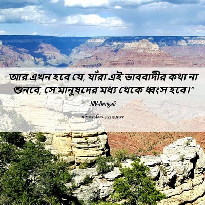 Picture 06 - पশিষ্যচরিত 3:23 BENIRV - আর এখন হবে যে, - Bible Verse Picture