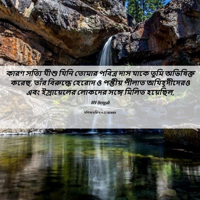 Picture 06 - पশিষ্যচরিত 4:27 BENIRV - কারণ সত্যি যীশু - Bible Verse Picture