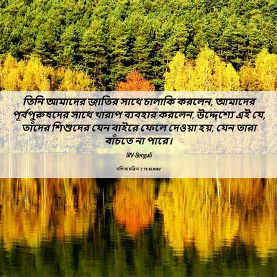 Picture 06 - पশিষ্যচরিত 7:19 BENIRV - তিনি আমাদের জাতির - Bible Verse Picture