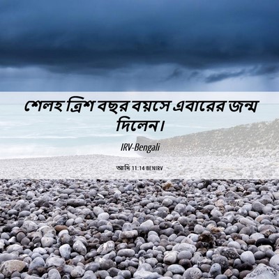 Picture 06 - আদি 11:14 BENIRV - শেলহ ত্রিশ বছর - Bible Verse Picture
