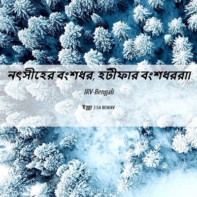 Picture 06 - ইজ্ৰা 2:54 BENIRV - নৎসীহের বংশধর, - Bible Verse Picture