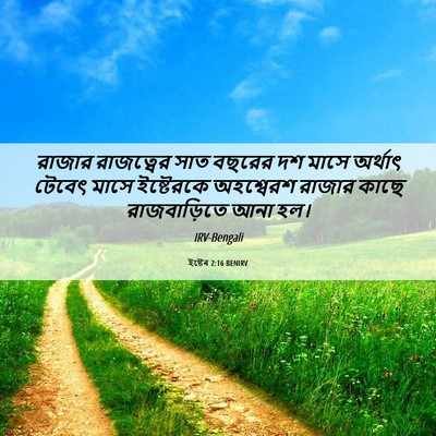 Picture 06 - ইষ্টেৰ 2:16 BENIRV - রাজার রাজত্বের - Bible Verse Picture