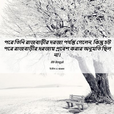 Picture 06 - ইষ্টেৰ 4:2 BENIRV - পরে তিনি - Bible Verse Picture