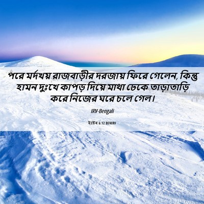 Picture 06 - ইষ্টেৰ 6:12 BENIRV - পরে মর্দখয় - Bible Verse Picture