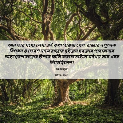 Picture 06 - ইষ্টেৰ 6:2 BENIRV - আর তার মধ্যে লেখা - Bible Verse Picture