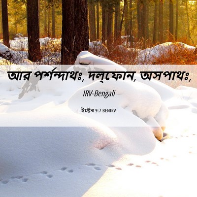 Picture 06 - ইষ্টেৰ 9:7 BENIRV - আর পর্শন্দাথঃ, - Bible Verse Picture