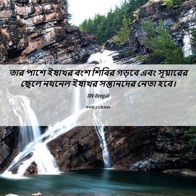 Picture 06 - গননা 2:5 BENIRV - তার পাশে ইষাখর বংশ - Bible Verse Picture