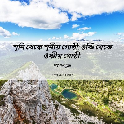 Picture 06 - গননা 26:16 BENIRV - শূনি থেকে শূনীয় - Bible Verse Picture