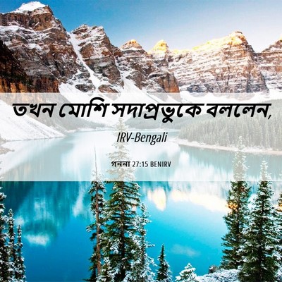 Picture 06 - গননা 27:15 BENIRV - তখন মোশি - Bible Verse Picture