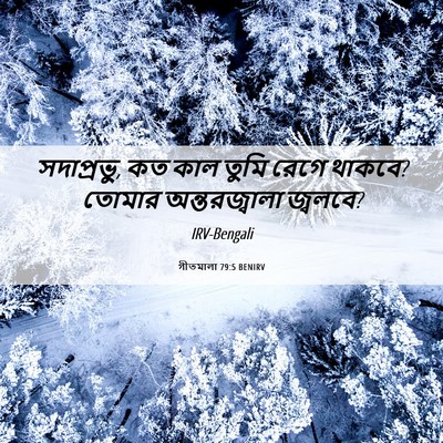 Picture 06 - গীতমালা 79:5 BENIRV - সদাপ্রভুু, কত কাল - Bible Verse Picture