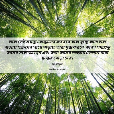 Picture 06 - জখৰিয়া 10:5 BENIRV - তারা সেই সমস্ত - Bible Verse Picture