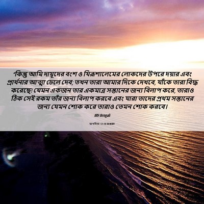 Picture 06 - জখৰিয়া 12:10 BENIRV - “কিন্তু আমি - Bible Verse Picture
