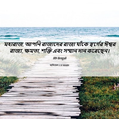 Picture 06 - দানিয়েল 2:37 BENIRV - মহারাজ, আপনি - Bible Verse Picture
