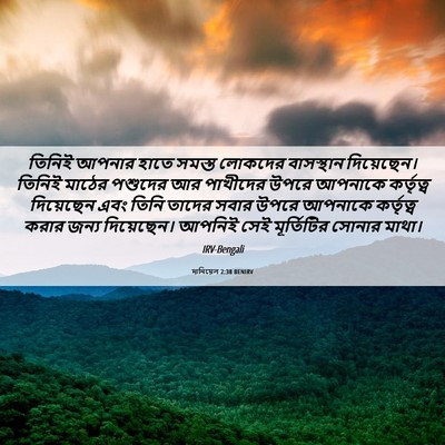 Picture 06 - দানিয়েল 2:38 BENIRV - তিনিই আপনার হাতে - Bible Verse Picture