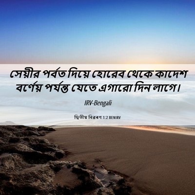 Picture 06 - দ্বিতীয় বিৱৰণ 1:2 BENIRV - সেয়ীর পর্বত - Bible Verse Picture
