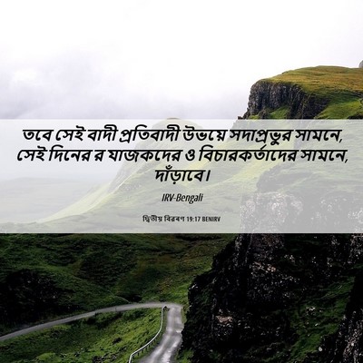 Picture 06 - দ্বিতীয় বিৱৰণ 19:17 BENIRV - তবে সেই বাদী - Bible Verse Picture