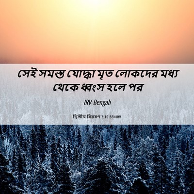 Picture 06 - দ্বিতীয় বিৱৰণ 2:16 BENIRV - সেই সমস্ত যোদ্ধা - Bible Verse Picture