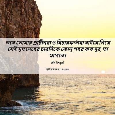 Picture 06 - দ্বিতীয় বিৱৰণ 21:2 BENIRV - তবে তোমার - Bible Verse Picture