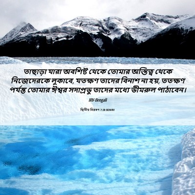Picture 06 - দ্বিতীয় বিৱৰণ 7:20 BENIRV - তাছাড়া যারা - Bible Verse Picture