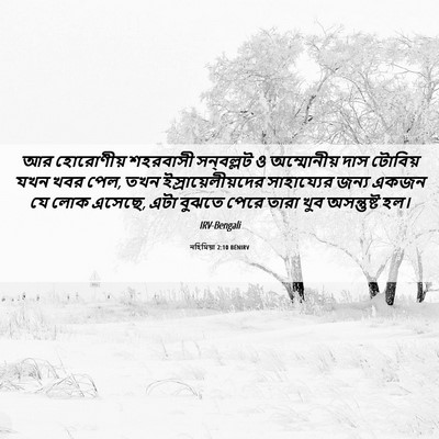 Picture 06 - নহিমিয়া 2:10 BENIRV - আর হোরোণীয় - Bible Verse Picture