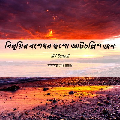 Picture 06 - নহিমিয়া 7:15 BENIRV - বিন্নূয়ির বংশধর - Bible Verse Picture