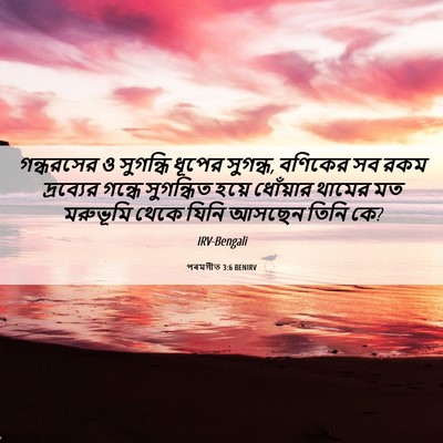 Picture 06 - পৰমগীত 3:6 BENIRV - গন্ধরসের ও - Bible Verse Picture