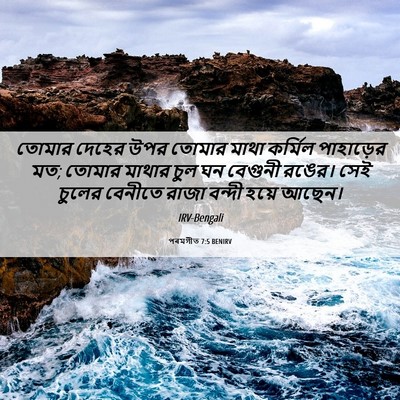 Picture 06 - পৰমগীত 7:5 BENIRV - তোমার দেহের উপর - Bible Verse Picture