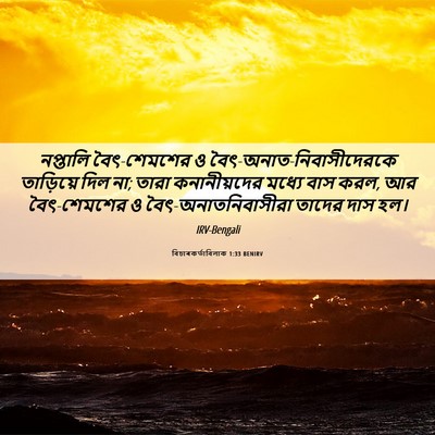 Picture 06 - বিচাৰকর্তাবিলাক 1:33 BENIRV - নপ্তালি - Bible Verse Picture