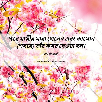 Picture 06 - বিচাৰকর্তাবিলাক 10:5 BENIRV - পরে যায়ীর মারা - Bible Verse Picture